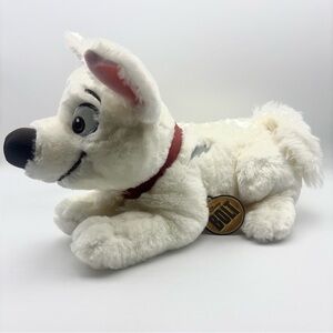 Disney Store Exclusive MC Bolt Lying Dog Plush Stuffed Toy 14" - NWT 🐶🐾